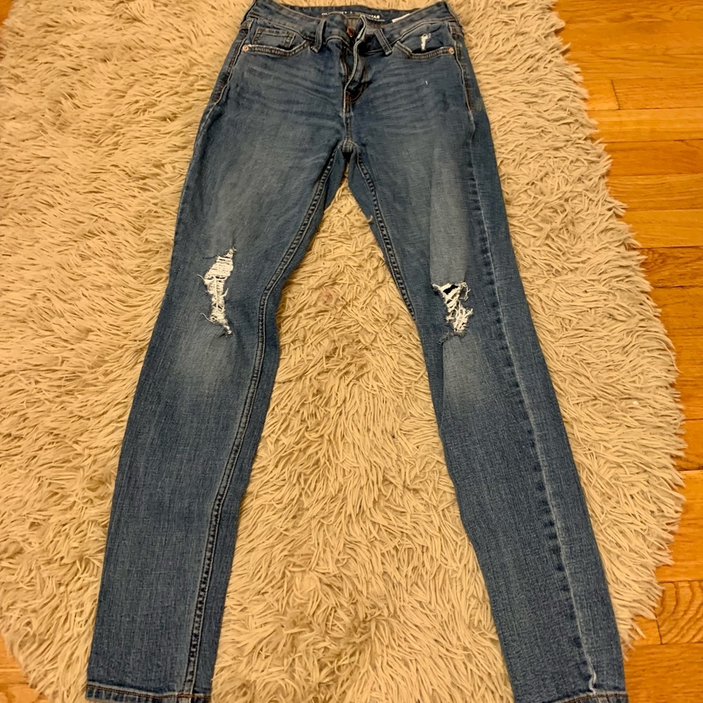 Old Navy Mid-Rise Rockstar Skinny Jeans